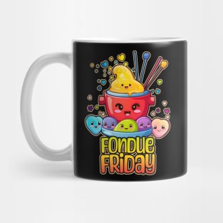 Fondue Friday Foodie Design Mug